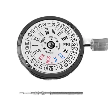 Japonska NH36 Gibanje Seiko Original Nh36a Tri-dot Dvojno Koledar Automatic Mehanski Za Skx007 MOD Izbiranje Popravila Watch Maker