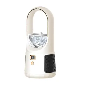 Električni Bladeless Namizni Ventilator, Hladilnik, USB Polnjenje Šest Hitrosti Prenosni Majhno Mizo Hladilni Ventilator Za Domačo Uporabo v Pisarni