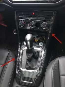 Za Volkswagen T-ROC 2018-2022 ABS Chrome Prestavljanje Vode, skodelico paro gumb dekorativni okvir zaščite avto dodatki