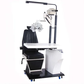 očesni refractor stol enota Optometer v kombinaciji namizni set Optični Motorizirana Stroji za Oči Pogled Izpit