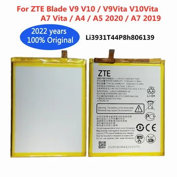 2022 Originalne Nadomestne Baterije 3200mAh Za ZTE Blade V9 V10 /V9Vita V10Vita /A7 Vita /A4 / A5 2020 Li3931T44P8h806139 Telefon