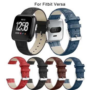 Moda classic usnjene poslovne zamenjava manšeta za Fitbit Obratno smart šport gledam zapestnica zamenjajte watchband dodatki