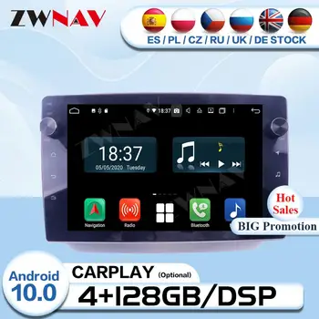Carplay 2 Din Android 10 Za Skoda Octavia 2004- 2010 2011 2012 2013 2014 Radijski Sprejemnik Avdio Stereo GPS, Video Predvajalnik, Vodja Enote