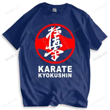 Vroče prodaje, za moške blagovne znamke tee poletje bombaž tshirt Karate Kyokushin Simbol Japonske Borilne Umetnosti T-Shirt Moški Tee homme priložnostne tee-shirt