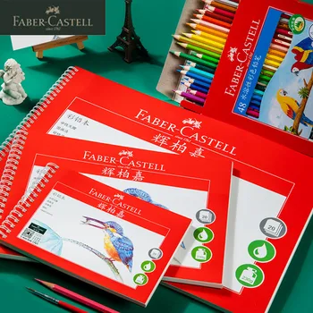 Faber-Castell 230 g Barvni Svinčnik Knjiga drobnozrnate 32K/16K/8K Potovanja Ročno Poslikano Akvarel/Oljne Barve Vodi Slikarstvo Knjigo/Knjige