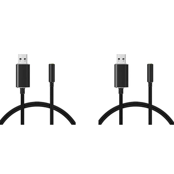 2X USB 3,5 Mm Audio Jack Adapter S 3,5 Mm izhod za Slušalke In Mikrofon Za Windows, Mac, Za PS4