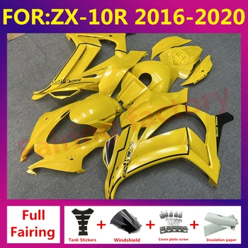 Novo ABS Motocikel Fairings Kit primerni za ZX-10R ZX10R zx 10r 2016 2017 2018 2019 2020 Karoserija polno oklep zxmt nastavite rumena črna