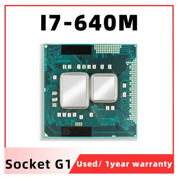 Core I7-640M CPU Procesor za prenosnik 4M Cache 2.8 GHz Laptop Vtičnico G1 (rPGA988A) podpora PM65 HM65 chipset