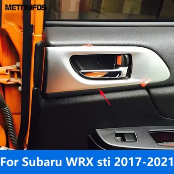 Za Subaru WRX sti 2017-2019 2020 2021 Notranja Oprema Mat Znotraj Vrat Ročaj Skledo Plošča Pokrov Modeliranje Trim Avto Styling