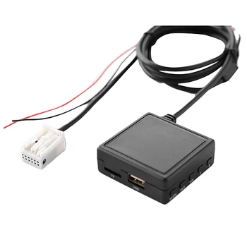 Avto Bluetooth 5.0 AUX Kabel Adapter TF USB Primerni za Peugeot 207 307 308 407