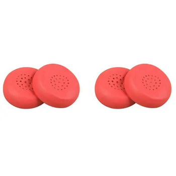 2Pair Pene Blazinice za Ušesa Blazine Usnje zatakne ob slušalko za Sony WH-CH400 Slušalke(Rdeča)
