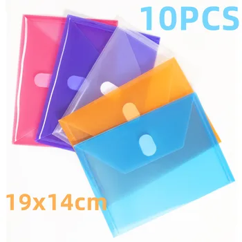 10PCS 19x14CM Barve, Velike Zmogljivosti, Datoteke Vrečko za Študentske Skladiščenje Blaga Datoteke Organizator
