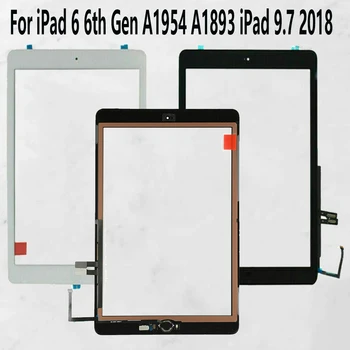 Za iPad z 9.7 2018 Za iPad 6 6. Gen A1954 A1893 LCD Zunanji Zaslon na Dotik, Računalnike Sprednje Steklo Zaslona na Dotik Zamenjava