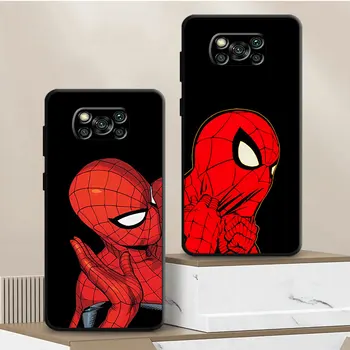 Telefon Primeru za Redmi 9C 10 9 K60 K60E K40s 12C K50 Gaming K40 Pro 9T 12 10C 10A A2 A1 Plus 9A Kritje Marvel Spider-Man Silikona