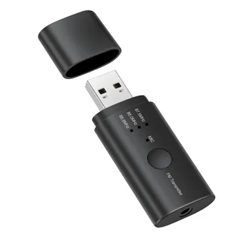 Novi USB Sprejemnik FM Oddajnik Avto FM Avto Proste Roke, USB, Bluetooth, Sprejemnik Bluetooth 5.0