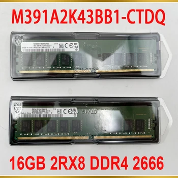 Novo Za Samsung 16G 16GB 2RX8 DDR4 2666 PC4-2666V ECC UDIMM Pomnilnika Strežnika M391A2K43BB1-CTDQ 