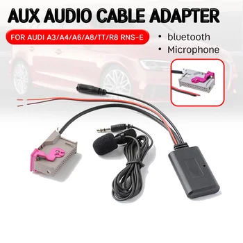 bluetooth Aux Sprejemnik Kabel Adapter z Mikrofonom za prostoročno telefoniranje aux modul za 32 Pin Vodja Enote za Audi A3, A4, A6 A8 TT R8 RNS-E