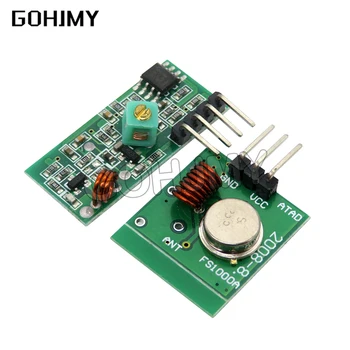 Pametna Elektronika 433Mhz / 315MHZ RF oddajnik in sprejemnik Modul za povezavo komplet Za arduino/ARM/MCU WL diy 315MHZ 433MHZ brezžični