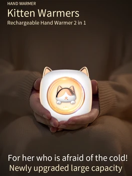 Mini Ročno Toplejše Mačka Tačka Srčkan Zimski Grelec Prenosni Hitro Ogrevanje USB Polnilne Žep Polnilne Roke Toplejše
