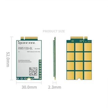 Novo Quectel RM510Q-GL 5G sub-6GHz mmWave M. 2 modul Globalni različici MIMO Integrirano eSIM