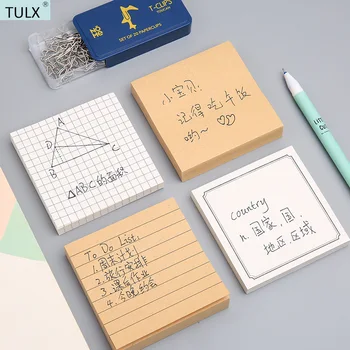TULX 80 listov memo podloge za pisalne mirovanju papir srčkan tiskovine srčkan šolske potrebščine korejski tiskovine lepljive opombe
