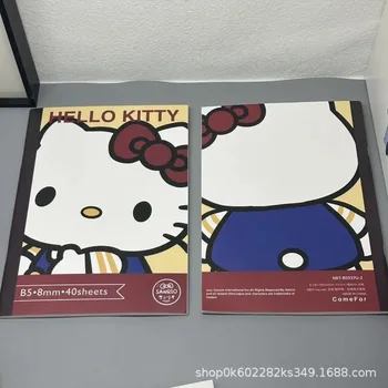 Sanrio Hello Kitty Kuromi Moja Melodija Zvezek za Učenje Urad Note Pad Quick-dry Nemoteno B5 Manjšinskih Učencev Zanimiv Vzorec