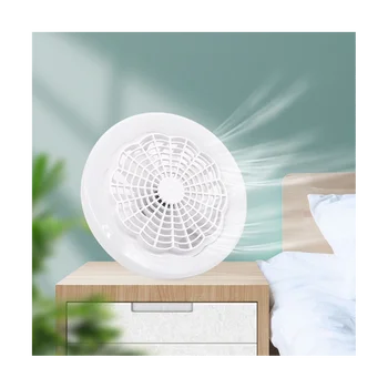LED Smart Fan Svetlobe, Stropni Ventilator, 30W Daljinsko upravljanje Zaprtih prostorih LED Luči Tiho Spalnica, Kuhinja Dekor Lučka Navijači-Bela