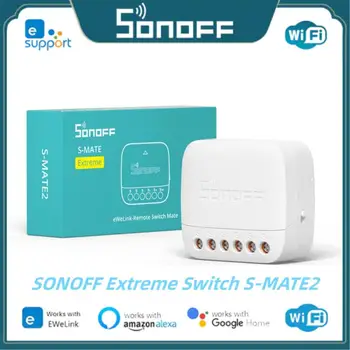 SONOFF S-MATE2 Extreme Stikalo Mate EWeLink-Daljinsko upravljanje Preko Smart Stikalo Za Smart Home Delo Z Alexa googlova Domača stran IFTTT