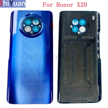 Original Pokrov Baterije Zadnja Vrata Stanovanj Nazaj Primeru Za Huawei Honor X20 Pokrovček Baterije z Logotipom Nadomestni Deli