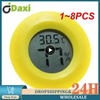 1~8PCS +70°C Mini LCD-Digitalni Termometer, Higrometer Hladilnik Zamrzovalnik Tester Temperatura Tester Senzor Vlažnosti Meter Detektor