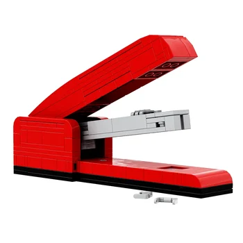 MOC Ustvarjalnost Zavezujoče Orodja rdeče Swingline stapler Model Gradnik Stapler Office Desktop Opeke Igrača za Otroke Darilo