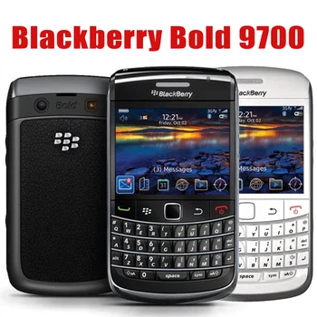 Original Odklenjena BlackBerry Bold 9700 Mobilni Telefon 5MP 3G WIFI Pametni telefon, GPS, Bluetooth, Kamera Qwerty Tipkovnico mobilnega Telefona Bar