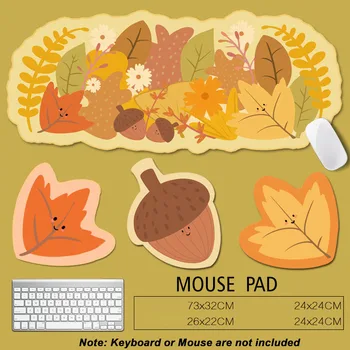 Kawaii Mouse Pad Srčkan Igralec Gume Velike Mousepad XXL Laptop Desk Mat Tipkovnico Anime Računalnikom, Podloge za Miško
