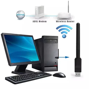 150Mbp USB Wifi Adapter Za S2, DVB DVB T2 Set Top Box, Visoke Hitrosti WiFi, Ethernet, USB, WiFi Sprejemnik Za Freesat V7S Super V8