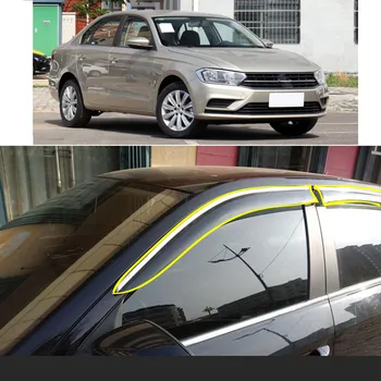 Avto Body Styling Nalepka, Plastična Okna, Stekla, Veter Vizir Dež/Sun Stražar Vent Deli Za VW Volkswagen Bora PLUS 2019 2020 2021