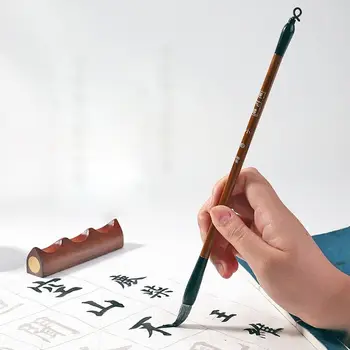 Kitajski Ščetke Umetnosti Čopič Kaligrafija Krtačo Crisperding Slikarske Krtače Kompleti Leseni Ročaj Oljno Sliko