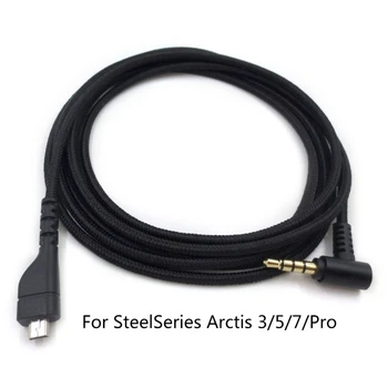 2020 Nove Nadomestne 3,5 mm TPE-Audio Slušalke Za Steelseries Arctis 3/5/7/Pro Kabel Gaming Vrstice 1,5 m/2 m Dolgo