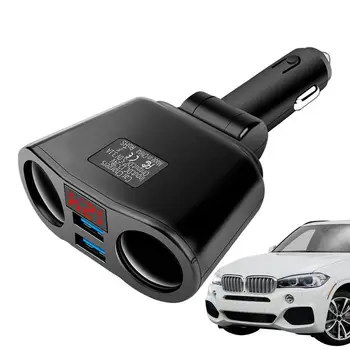 Avto Polnilec Adapter za Hitro Polnjenje Dvojno USB Polnjenje Glavo Večnamenski 3.1 12-24V Auto Polni Vtič Za Suv Avtomobilov RVs In