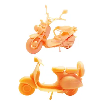 1/64 Miniaturni Motocikli Model Simulacije Namizno Dekoracijo Diorama motornega kolesa Igrače za DIY Scene Lutke Diorama Postavitev Dekor