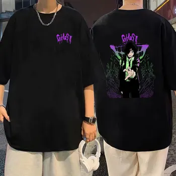 Japonski Anime Žago Človek Himeno Duha Dvostransko Tiskanje Tshirt Moški Ženske Hip Hop Prevelik T-shirt Moški Modni T Srajce