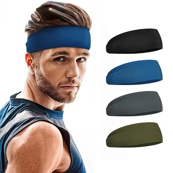 Šport Hairbands za Človeka Elastičnega Najlon Absorbirajo Znoj Čelo Trakovi Outdooring Teče Igra z Žogo Hairbands Oblačila Dodatki