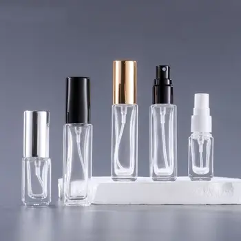 5/10/18/30ML Mini Parfum Spray Steklenice Kvadratnih Stekla Lupini Razpršilo Spray Prenosni Potovanja Parfum Shranjevanje Steklenice