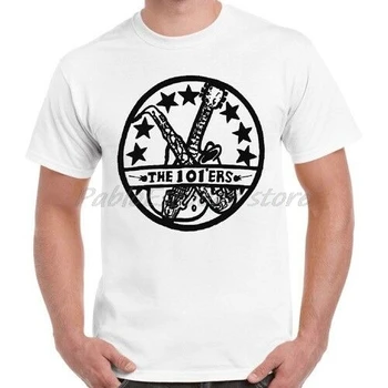 V 101ers Punk Rock Retro Majica s kratkimi rokavi moški bombaž tshirt poletje blagovne znamke večji velikosti padec ladijskega prometa Modna Unisex Tees Euro Velikost